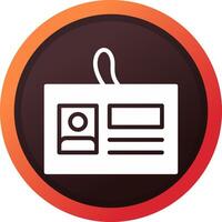 Student Card Creative Icon Design vector