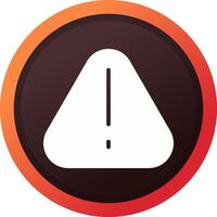 Warning Creative Icon Design vector