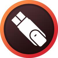 Usb Flash Drive Creative Icon Design vector