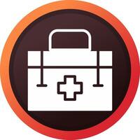 First Aid Kit Creative Icon Design vector