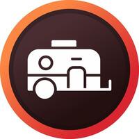 Caravan Creative Icon Design vector