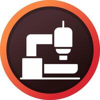 Microscope Creative Icon Design vector