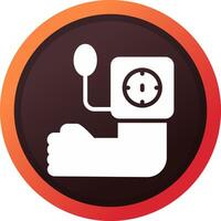 Blood Pressure Creative Icon Design vector