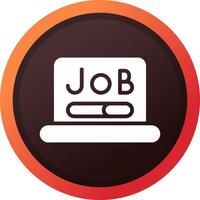 Job Search Creative Icon Design vector