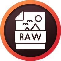 Raw Creative Icon Design vector