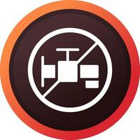 Dont Waste Water Creative Icon Design vector