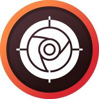 Shutter Creative Icon Design vector