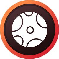 Full Moon Creative Icon Design vector