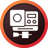 Action Camera Creative Icon Design vector