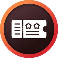 Ticket Creative Icon Design vector