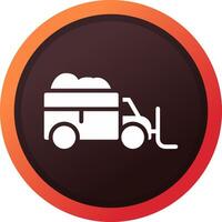 Snowplow Creative Icon Design vector