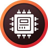 Cpu Creative Icon Design vector