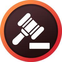 Gavel Creative Icon Design vector