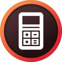 glyph Gradient Corner Design vector