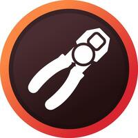 Joint Pliers Creative Icon Design vector