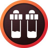 Test Tube Creative Icon Design vector