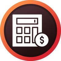 Accountant Creative Icon Design vector