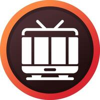 Tv Creative Icon Design vector