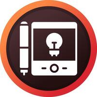 Graphic Tablet Creative Icon Design vector