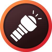 Flashlight Creative Icon Design vector