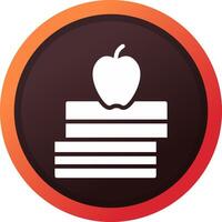 Stack Of Books Creative Icon Design vector