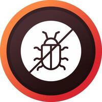 No Bug Creative Icon Design vector