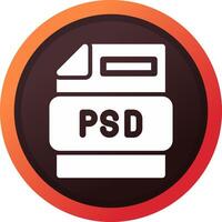 diseño de icono creativo de archivo psd vector