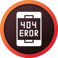 Error Creative Icon Design vector