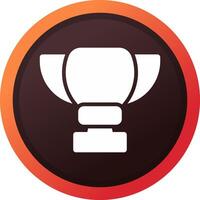 Trophy Creative Icon Design vector