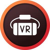 VR Glasses Creative Icon Design vector