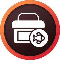 Tackle Box Creative Icon Design vector