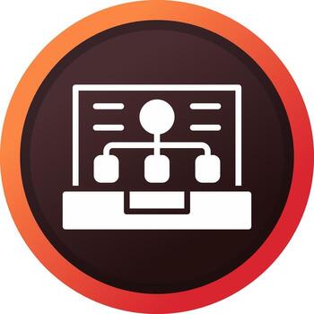 frente final desarrollo creativo icono diseño vector