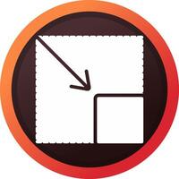Downsizing Creative Icon Design vector