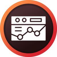 Web Analytics Creative Icon Design vector