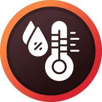 Humidity Creative Icon Design vector