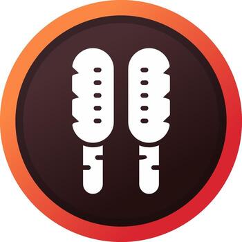 Corn Dog Creative Icon Design vector