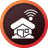 Smart Home Creative Icon Design vector