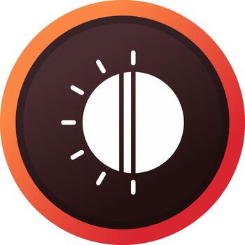 Eclipse Creative Icon Design vector