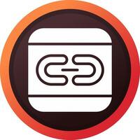 Link Creative Icon Design vector