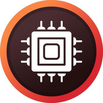 diseño de icono creativo del procesador vector