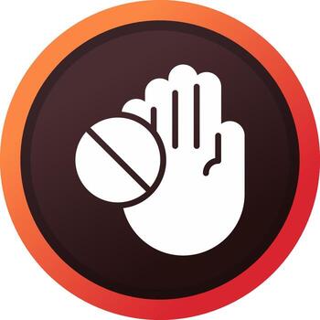 Ban Creative Icon Design vector