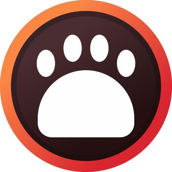 glyph Gradient Corner Design vector