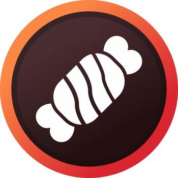 diseño de icono creativo de caramelo vector