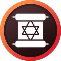 Scroll torah Creative Icon Design vector