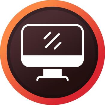 glyph Gradient Corner Design vector