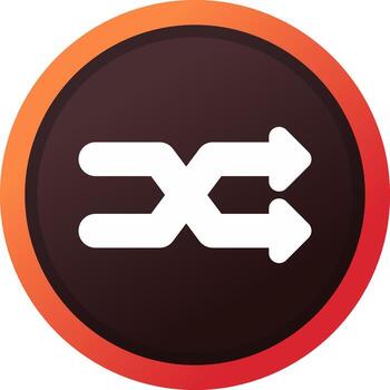 glifo degradado esquina diseño vector