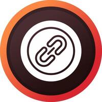 glyph Gradient Corner Design vector