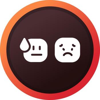 básico emoción creativo icono diseño vector