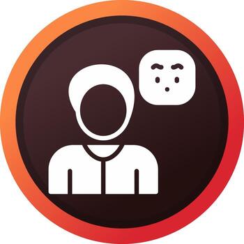 Amused Creative Icon Design vector