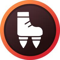 Flying Boots Creative Icon Design vector